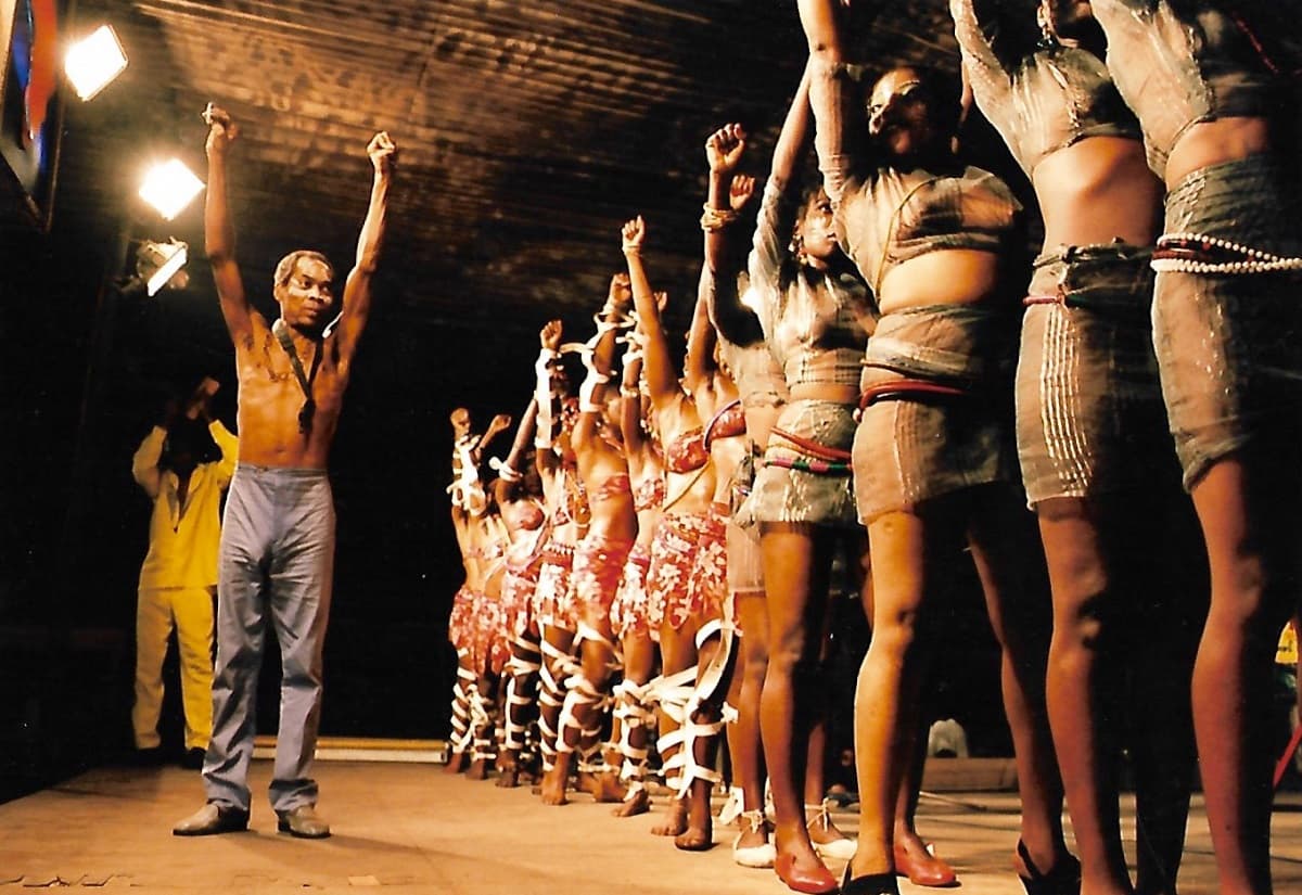 Fela and his female dancers